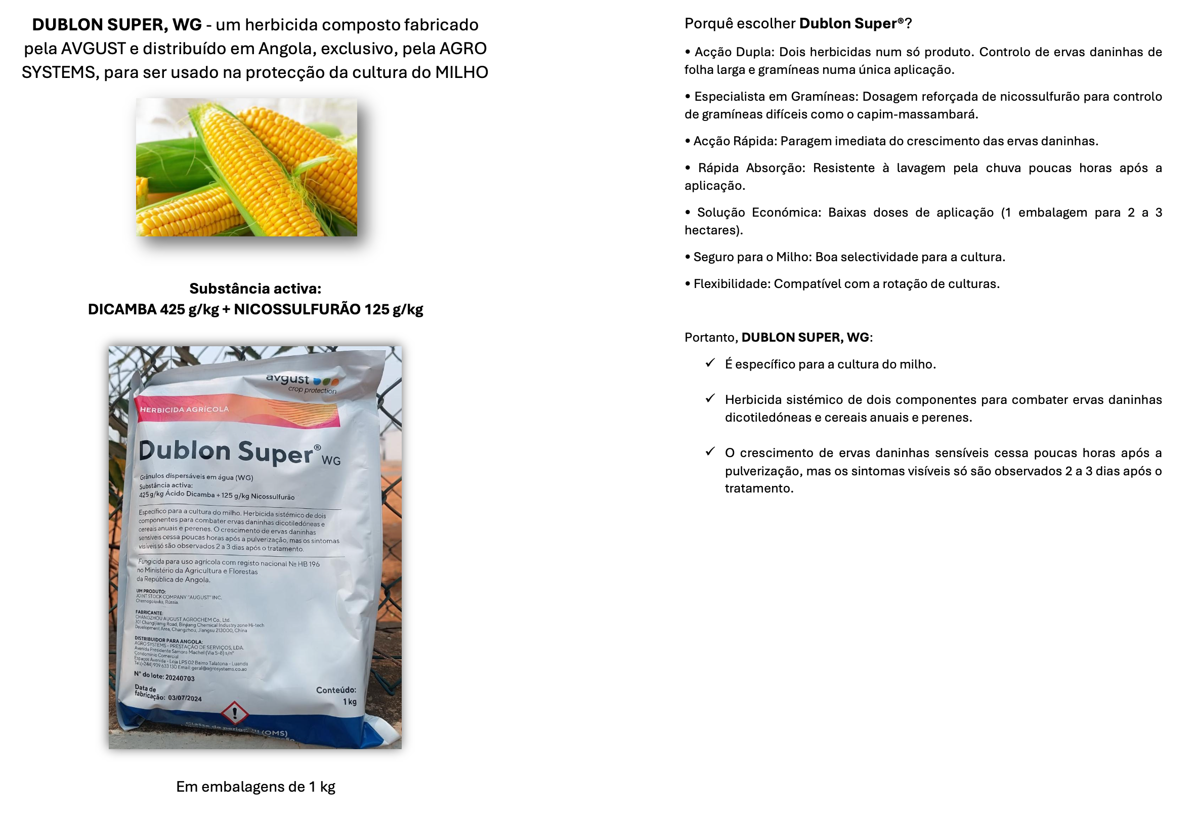 Agrosystems Herbicidas Dublon