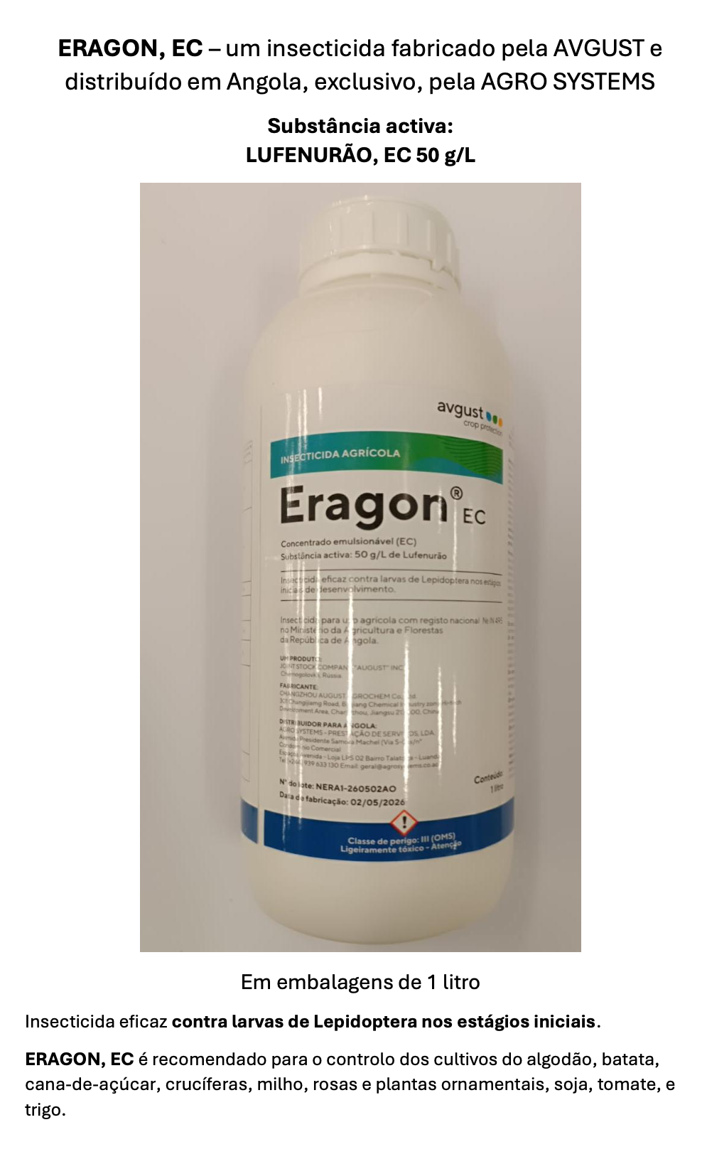 Agrosystems Produtos Eragon