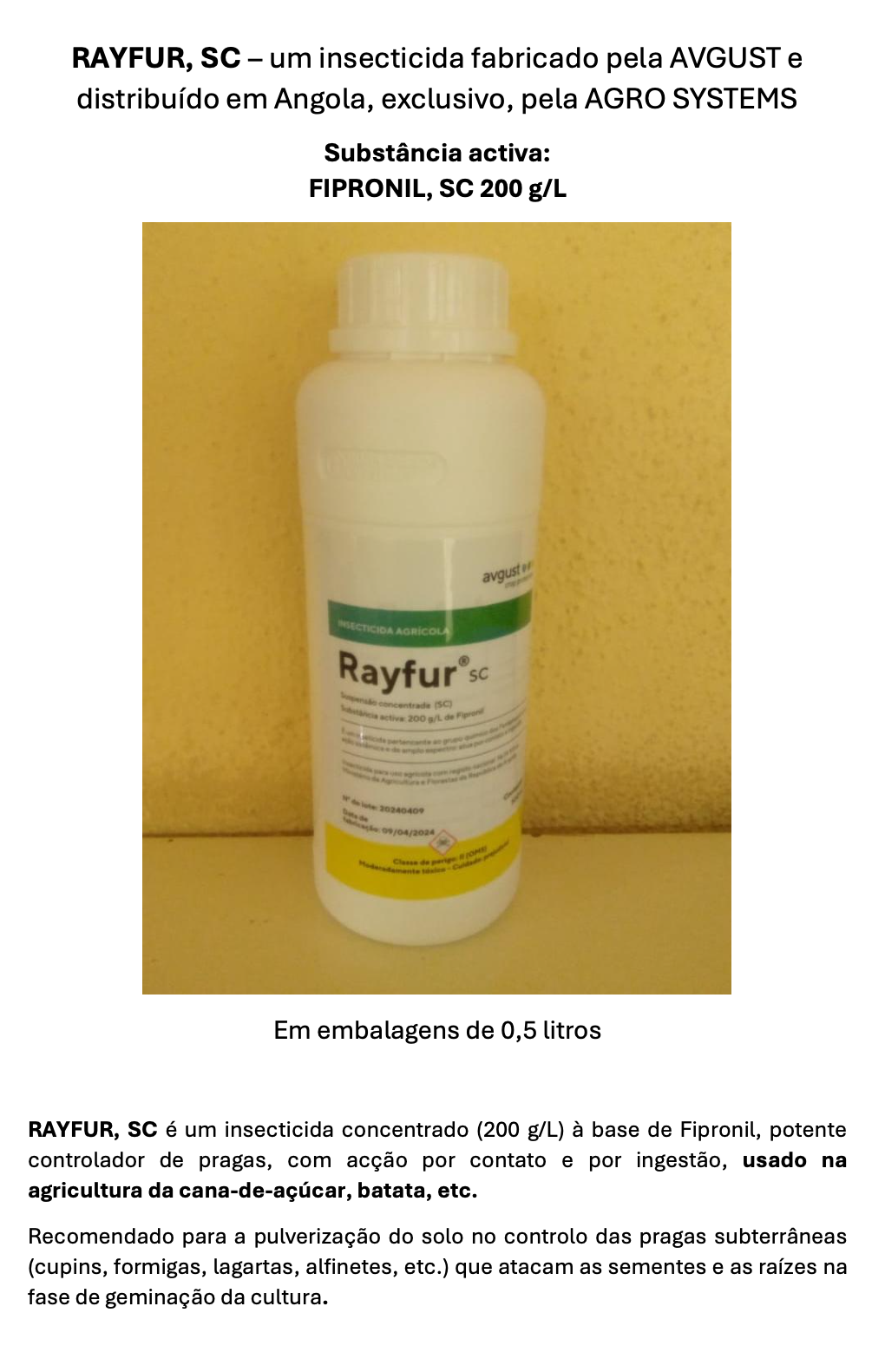 Agrosystems Produtos Rayfur