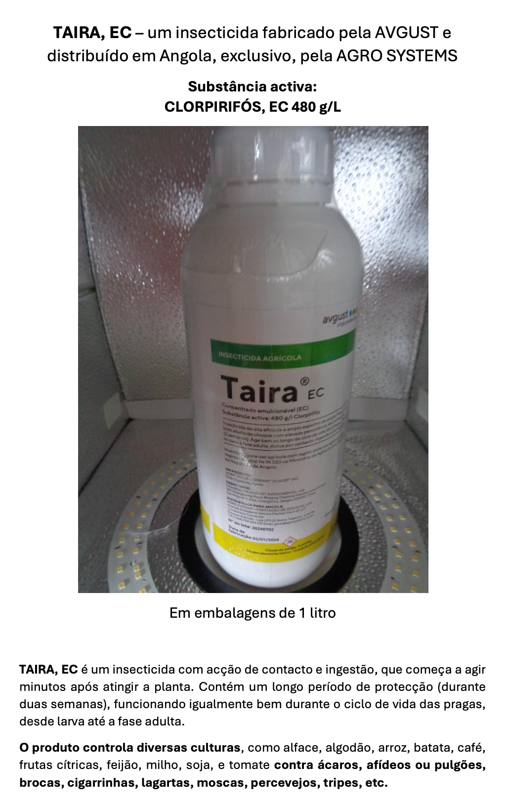 Agrosystems Produtos Taira