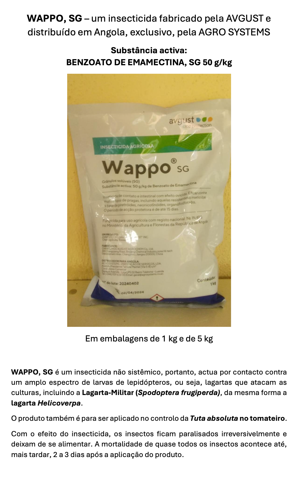 Agrosystems Produtos Wappo