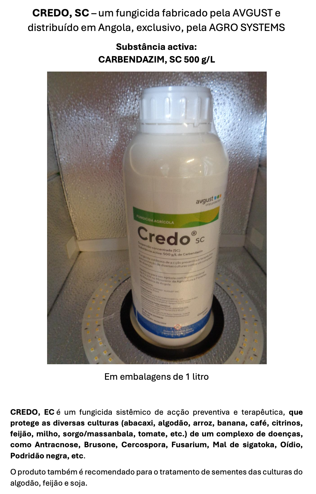Agrosystems Fungicidas Credo