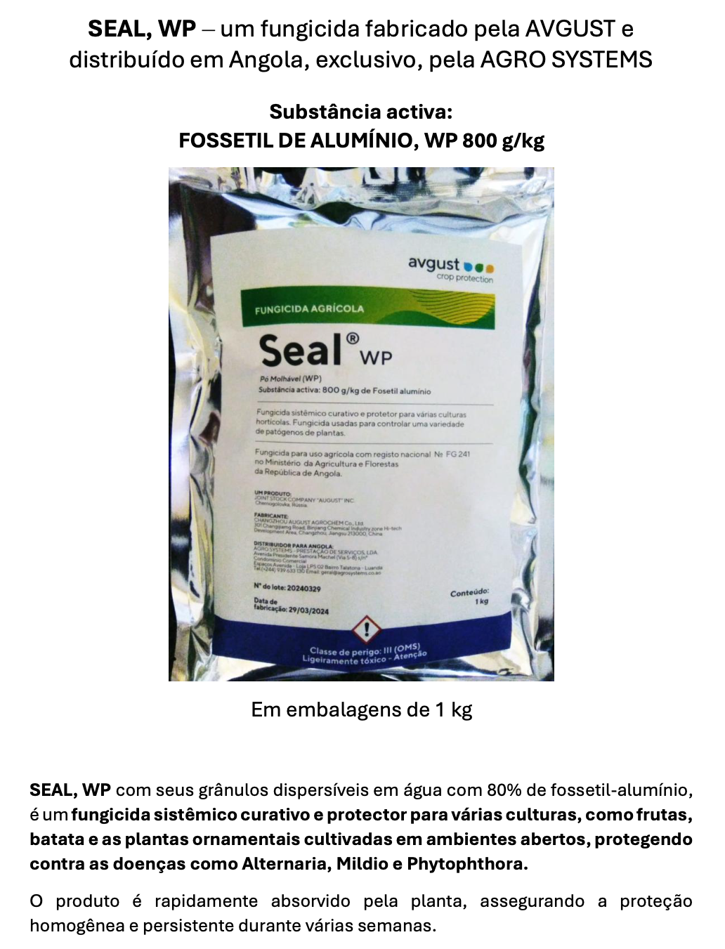 Agrosystems Fungicidas Seal