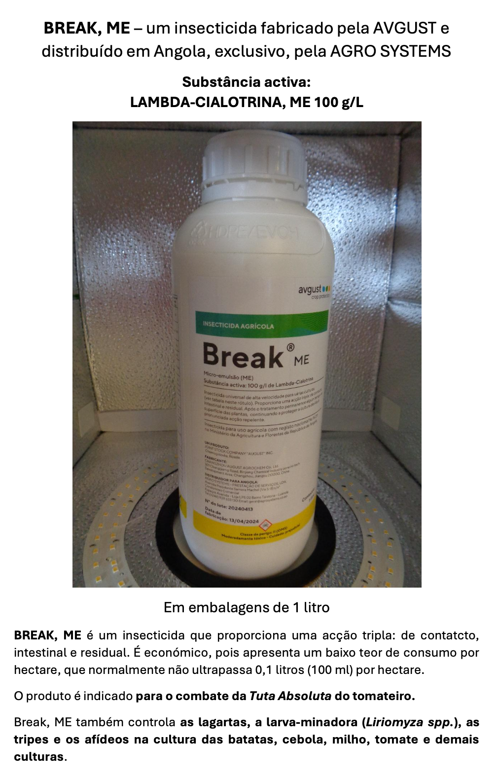Agrosystems Produtos Break